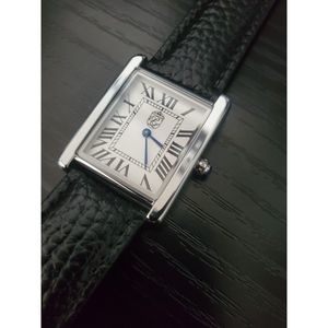 🔥NEW Pierre Lucerne 1888 Must Tank Style Swiss Inspired Classic Men's Watch‎